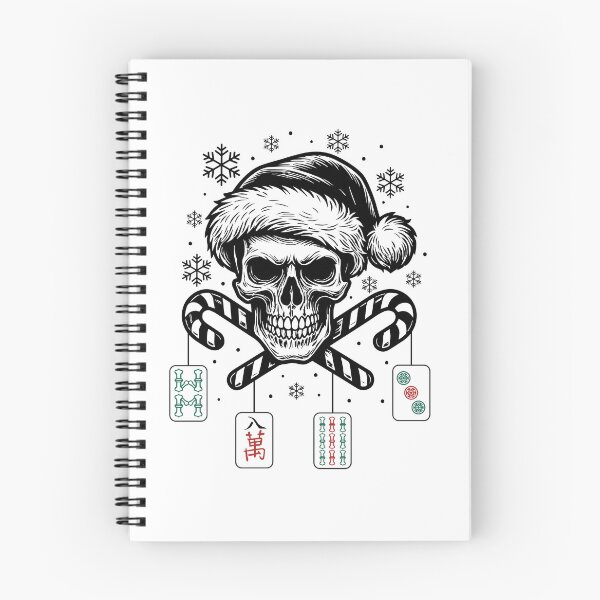 Item preview, Christmas Skull Mahjong designed and sold by designclub.