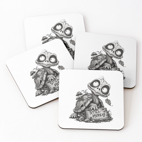 Item preview, Still Here – Creepy Turtle Horror Design designed and sold by UnglaublichGut.