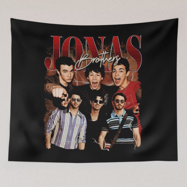 Item preview, Jonas Brothers Then And Now designed and sold by BornaBhatia.