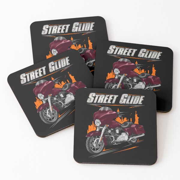 Item preview, Motorcycle Street Glide FLHX & FLHXI 2008 Crimson Red Denim for Motorcycle Riders designed and sold by MotoApparelHub.