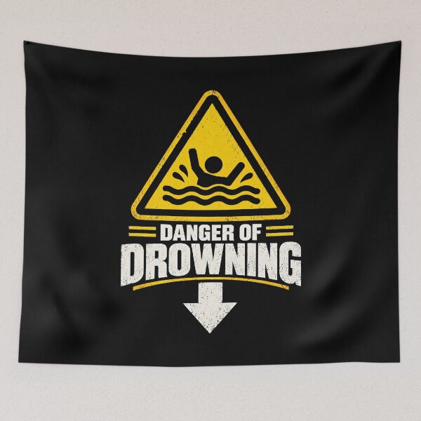 Item preview, Danger of Drowning designed and sold by a-turner-paint.