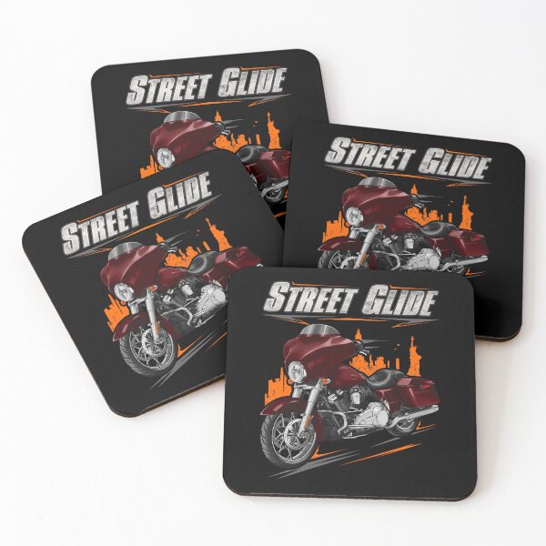 Item preview, Motorcycle Street Glide FLHX & FLHXI 2008 Crimson Red Sunglo for Motorcycle Riders designed and sold by MotoApparelHub.