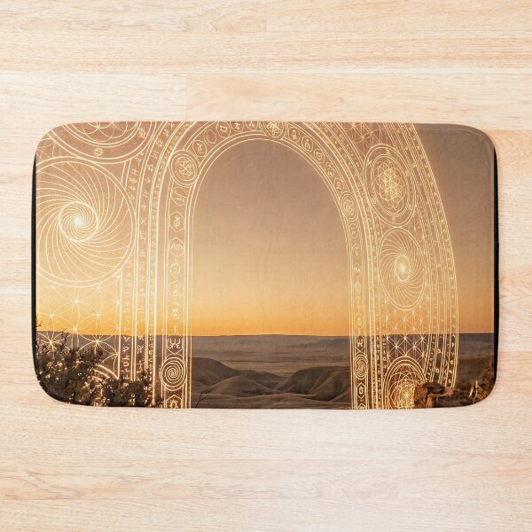 Item preview, Golden Flower of Life Gateway Desert Plateau | Monkeybusiness designed and sold by monkeybusiness.pt.