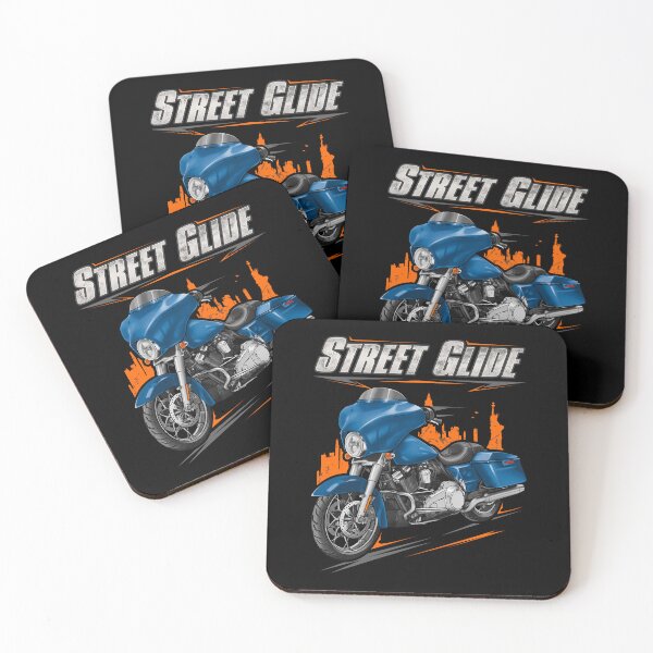 Item preview, Motorcycle Street Glide FLHX & FLHXI 2008 Dark Blue Denim for Motorcycle Riders designed and sold by MotoApparelHub.
