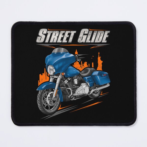 Item preview, Motorcycle Street Glide FLHX & FLHXI 2008 Dark Blue Denim for Motorcycle Riders designed and sold by MotoApparelHub.