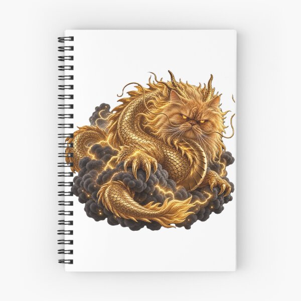 Item preview, Golden Dragon Cat – Epic Fantasy Warrior designed and sold by tanaphon2333.