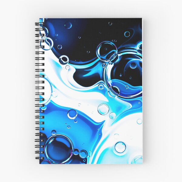 Item preview, Liquid Blue Elegance – Abstract Water Bubble Waves designed and sold by Exodoi.