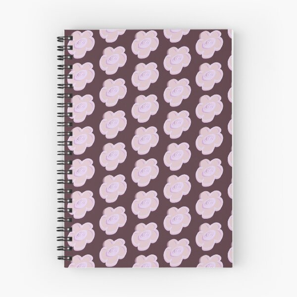 Item preview, Retro Daisy Pattern Scandi Folk - Soft Lilac Plum designed and sold by CaramelCo.