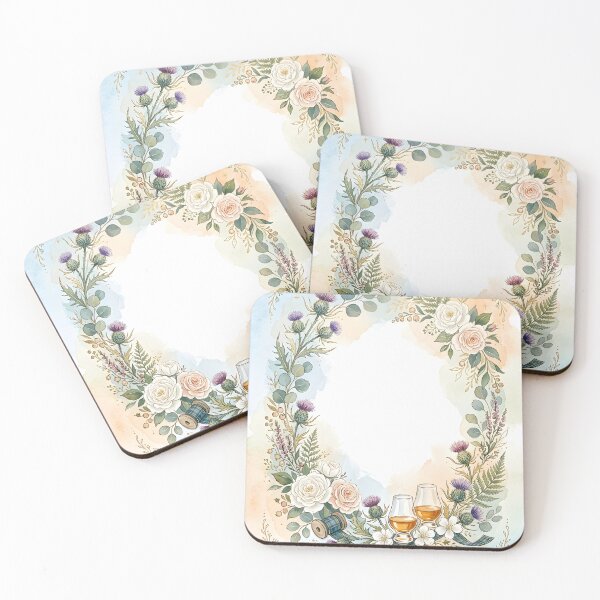 Item preview, Romantic Watercolor Botanical Wreath designed and sold by ArtlightStudio.