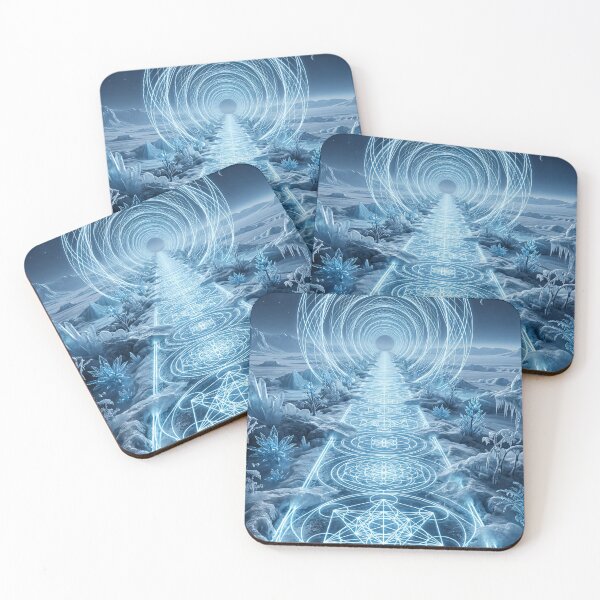 Item preview, Glowing Ice Blue Crystal Sacred Geometry Pathway | Monkeybusiness designed and sold by monkeybusiness.pt.