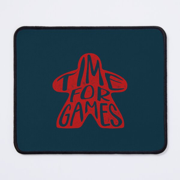 Item preview, Time For Games - Red Distressed Meeple designed and sold by FintanMeyer.