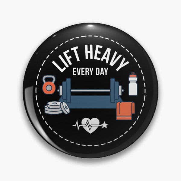 Item preview, Lift Heavy Every Day - Gym & Weightlifting Motivation designed and sold by MyHappyArtShop.