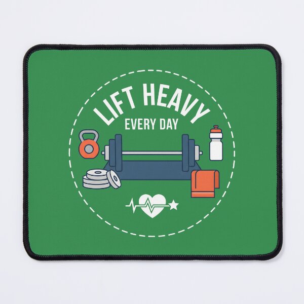 Item preview, Lift Heavy Every Day - Gym & Weightlifting Motivation designed and sold by MyHappyArtShop.