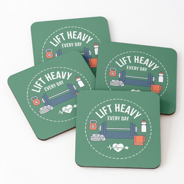 Item preview, Lift Heavy Every Day - Gym & Weightlifting Motivation designed and sold by MyHappyArtShop.