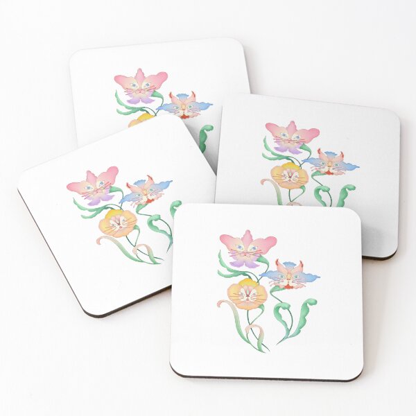 Item preview, animal face lily orchid flower cool chic city bouquet floral summer sunset vibes iris designed and sold by bunnylover4life.