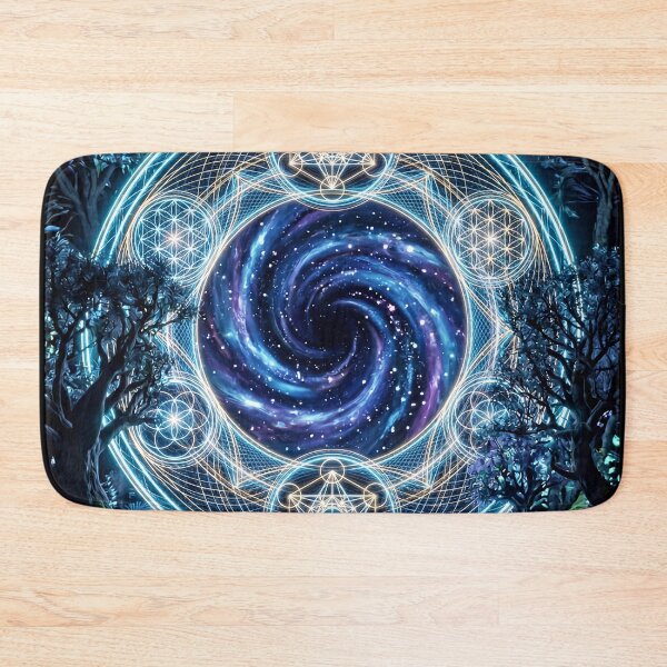 Item preview, Glowing Indigo Galaxy Vortex Sacred Geometry Portal | Monkeybusiness designed and sold by monkeybusiness.pt.