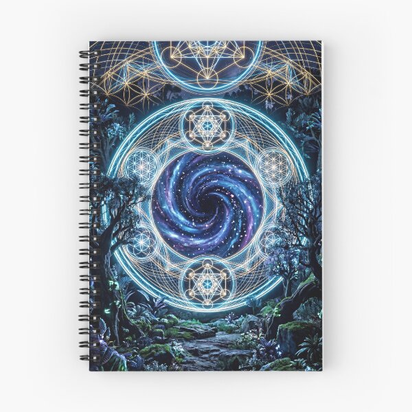 Item preview, Glowing Indigo Galaxy Vortex Sacred Geometry Portal | Monkeybusiness designed and sold by monkeybusiness.pt.