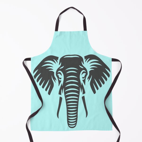 Item preview, Grey Elephant Head Silhouette designed and sold by AmbientArtCo.