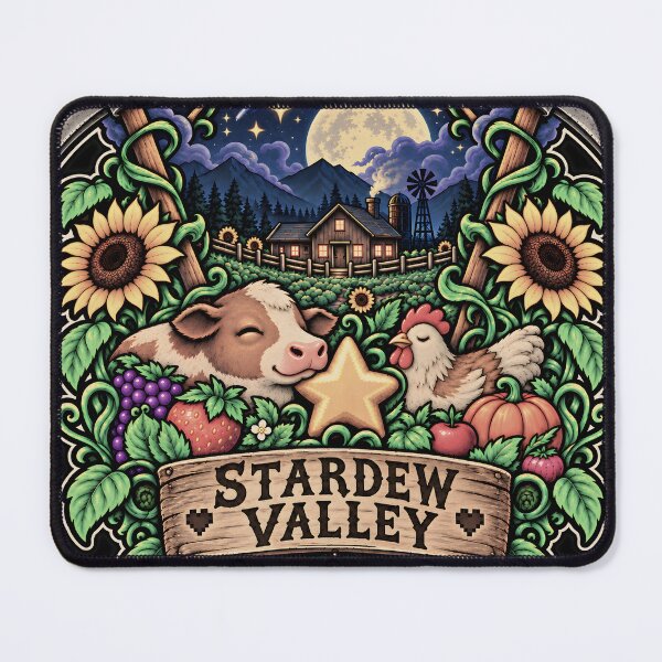 Item preview, Stardew Valley Gaming Art designed and sold by CursedTeaDesigns.