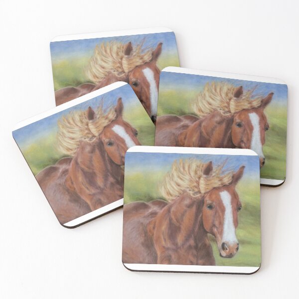 Item preview, Chestnut colour horse, designed and sold by BrendaMillenArt.