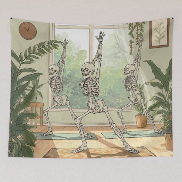 Item preview, Halloween Morning Routine Poster designed and sold by HELLO TIGER.