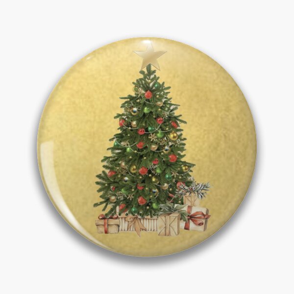 Item preview, Oh Christmas Tree Merry Christmas Gold Green Vintage Digital Collage designed and sold by Licorice Moon.