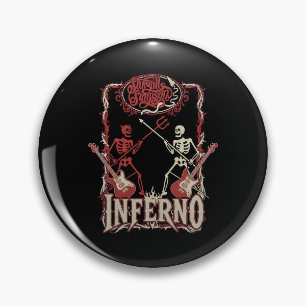 Item preview, Sturgill Simpson Inferno Dueling Skeletons Devil Pitchfork designed and sold by Dravienart.