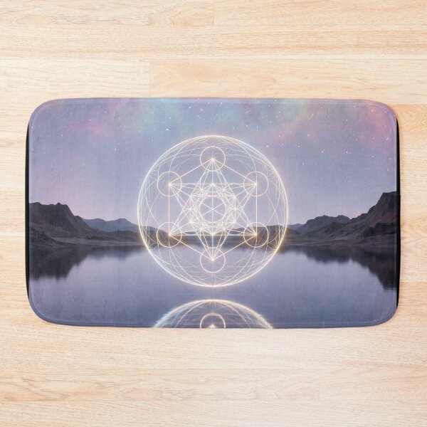Item preview, Glowing Sacred Geometry Lake Reflection Sunset | Monkeybusiness designed and sold by monkeybusiness.pt.