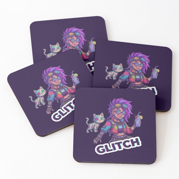 Item preview, Kaeloken Cat GLITCH Cocktail designed and sold by Kaelo Ken.