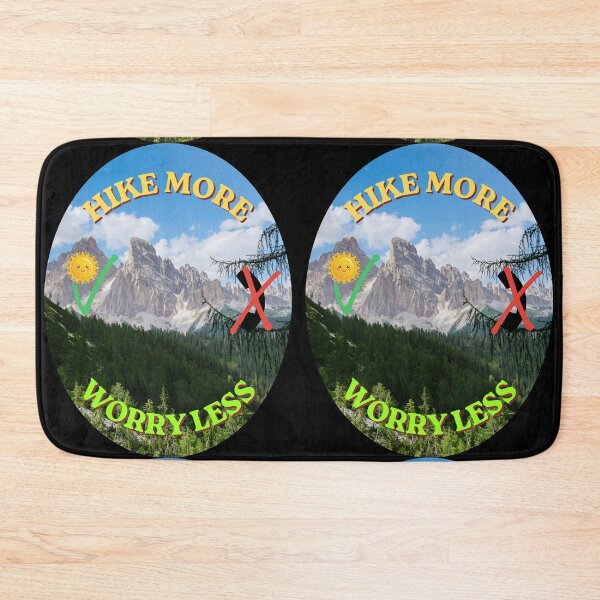 Item preview, Hike More Worry Less, Gifts For Travel Enthusiasts designed and sold by zebek-design.