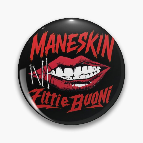 Item preview, Måneskins ZITTIS E BUONIS Rock Band Lips designed and sold by Benda-Designs.