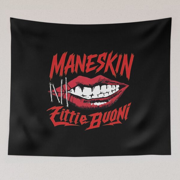 Item preview, Måneskins ZITTIS E BUONIS Rock Band Lips designed and sold by Benda-Designs.
