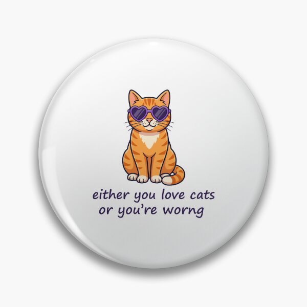 Item preview, either you love cats or you’re worng designed and sold by Steele-Art.
