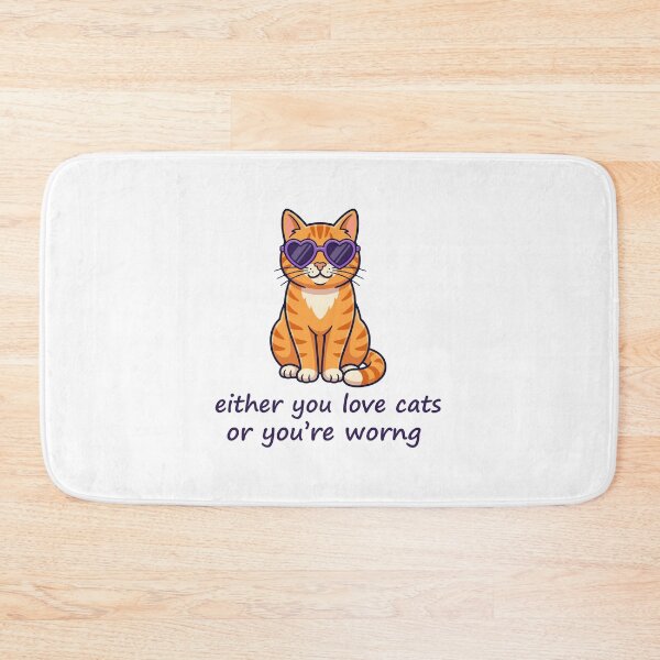 Item preview, either you love cats or you’re worng designed and sold by Steele-Art.