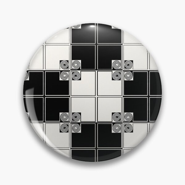 Item preview, Modernist Geometric Pattern in black and white designed and sold by ImageMagic2024.
