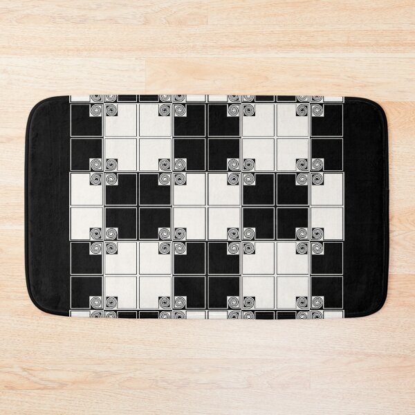 Item preview, Modernist Geometric Pattern in black and white designed and sold by ImageMagic2024.