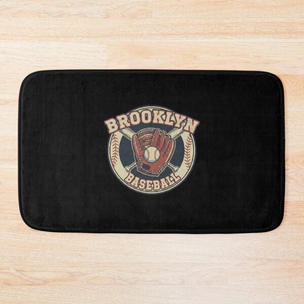 Item preview, Brooklyn Baseball Vintage Glove Crossed Bats Circular Emblem designed and sold by Dravienart.