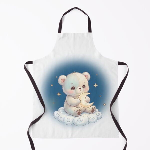 Artikelvorschau, Kleine Nachtwolke – Cute Bear on Cloud entworfen und verkauft von Herzbaumatelier.