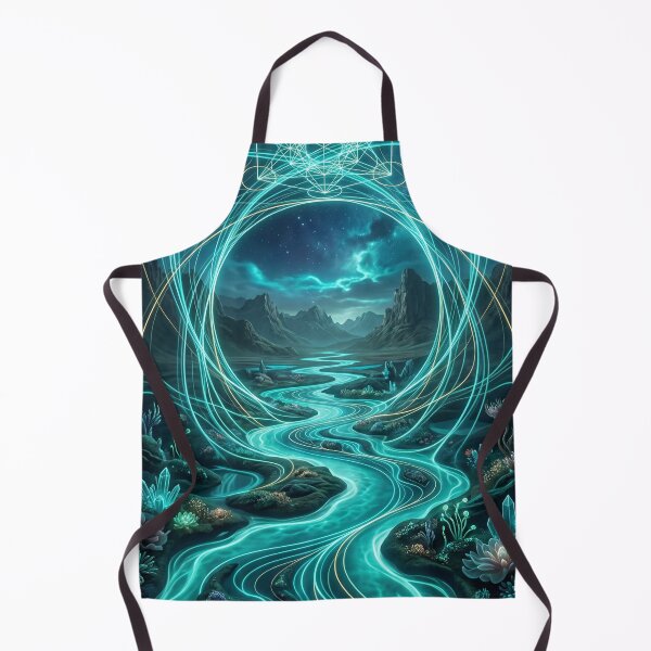 Item preview, Glowing Bioluminescent River Delta Sacred Geometry | Monkeybusiness designed and sold by monkeybusiness.pt.