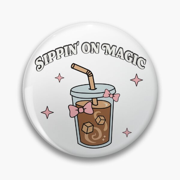 Item preview, "Sippin' on Magic" Cold Brew Coffee Cup designed and sold by PechiStudio.
