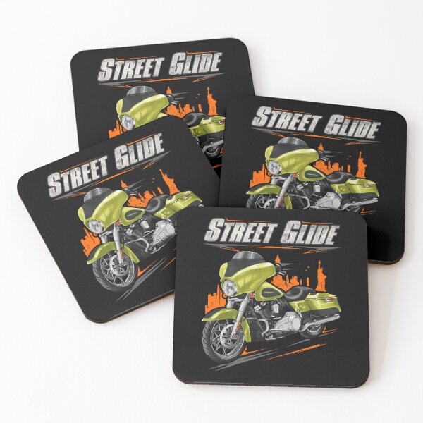 Item preview, Motorcycle Street Glide FLHX & FLHXI 2011 Apple Green & Vivid Black for Motorcycle Riders designed and sold by MotoApparelHub.