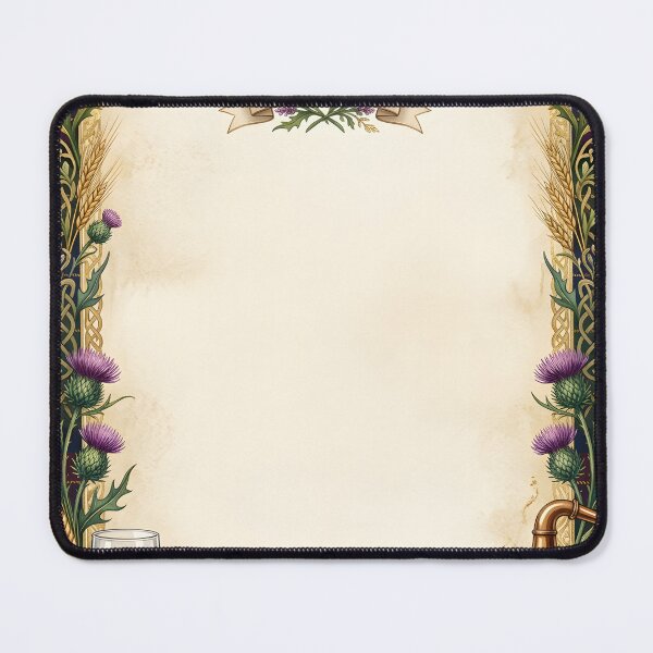 Item preview, Celtic Thistle Whisky Wedding Art designed and sold by ArtlightStudio.