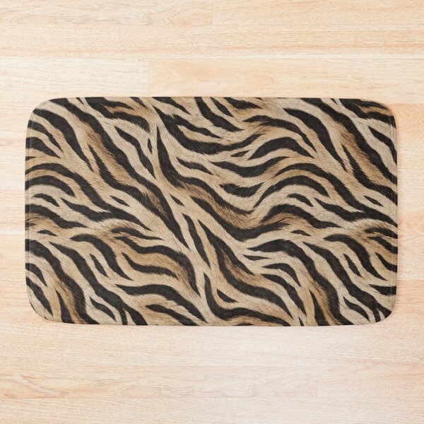 Item preview, Realistic Tiger Fur Stripe Texture Seamless Pattern designed and sold by SayMaria.