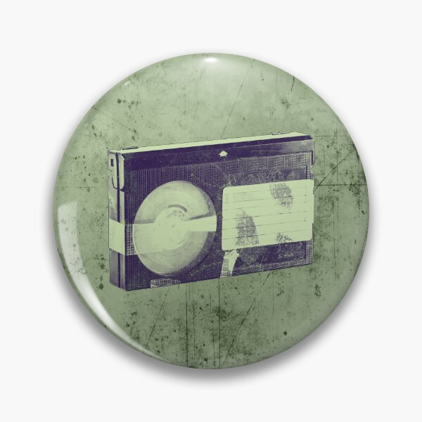 Item preview, Green Weathered VHS Cassette Faded Label Vintage Media designed and sold by Ghoul Enterprises.
