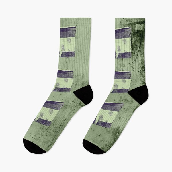 Item preview, Green Weathered VHS Cassette Faded Label Vintage Media designed and sold by Ghoul Enterprises.