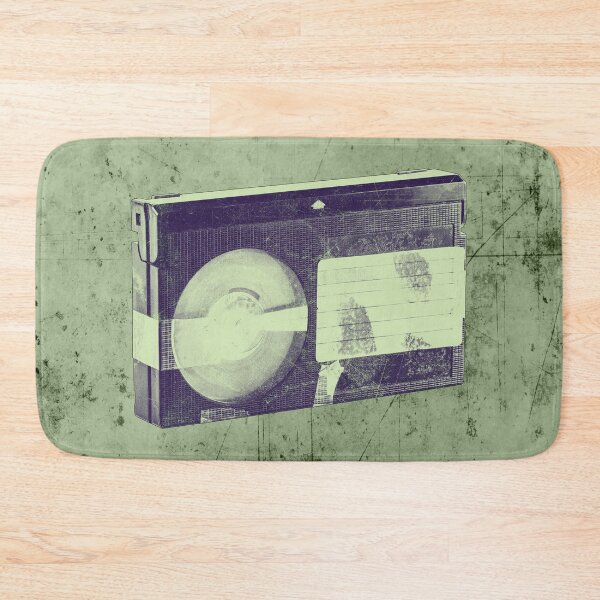 Item preview, Green Weathered VHS Cassette Faded Label Vintage Media designed and sold by Ghoul Enterprises.