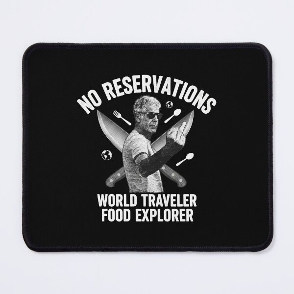 Item preview, Anthony Bourdain No Reservations World Traveler Crossed Chef Knives designed and sold by Dravienart.