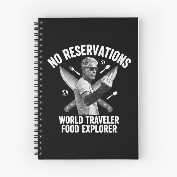 Item preview, Anthony Bourdain No Reservations World Traveler Crossed Chef Knives designed and sold by Dravienart.