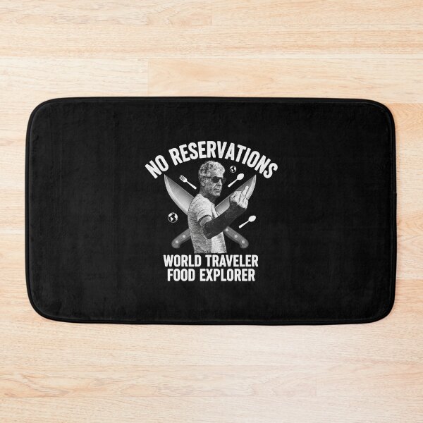 Item preview, Anthony Bourdain No Reservations World Traveler Crossed Chef Knives designed and sold by Dravienart.
