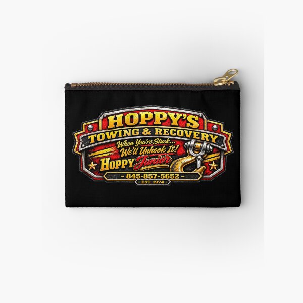 Item preview, Hoppy’s Towing & Recovery Badge | Hoppy Junior Tow Truck Logo designed and sold by Shabby Script Archive | Digital Designer .
